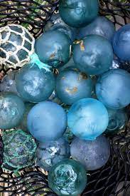 Binary glass fishing net float. Japanese Glass Floats Glass Floats Japanese Glass Floats Glass Fishing Floats