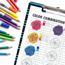 free color combination chart