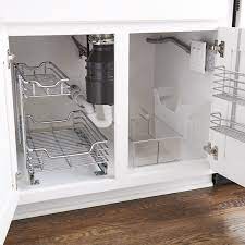Target/kitchen & dining/kitchen storage/under sink storage (23)‎. How To Organize Your Under Sink Storage Step By Step Project The Container Store