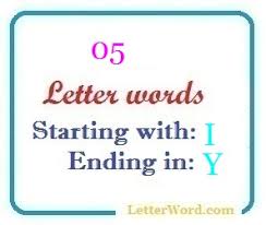 This puzzling new word game combines a word search with a jumble. Five Letter Words Starting With I And Ending In Y Letterword Com