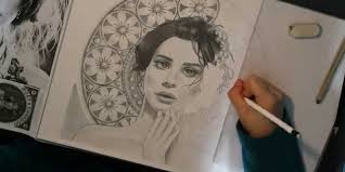 Feel free to explore, study and enjoy paintings with paintingvalley.com. Time Lapse Drawing Art Nouveau Lana Del Rey Costin Craioveanu