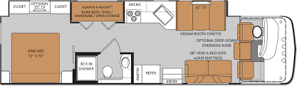 Class a diesel rv with bunk beds. 2014 Hurricane Motorhomes Class A Rv By Thor Motor Coach Floor Plans Thor Motor Coach Class A Rv