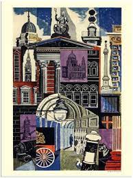 Vp12811 01 London Landmarks 1950s 30x40cm Art Print London Art Art Artwork