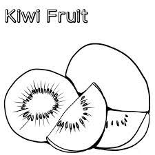 Free coloring pages oc (self.coloringpages). Kiwi Fruit Coloring Page