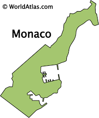 Największe państwa, miasta i lotniska do największych państw europy zaliczane są: Monaco Maps Facts World Atlas