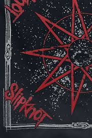 The immediate giveaway is the slipknot logo is missing from the cover. Nine Pointed Star Bandana Slipknot Bandana Emp