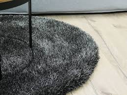 Die teppiche sind noch neu. Schoner Und Weicher Hochflor Teppich Chester 24 Schwarz Mix Rund Floorpassion