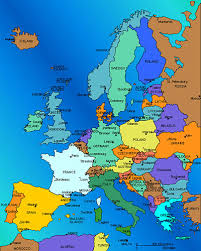 Other major capital cities of europe. Map Of Europe