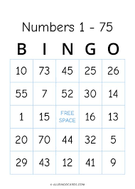 You'll have to call about __ items before someone wins. 1 75 Number Bingo Game Cards