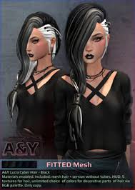 Discover over 557 of our best selection of 1 on aliexpress.com with. Second Life Marketplace A Y Lucia Cyber Hair Black