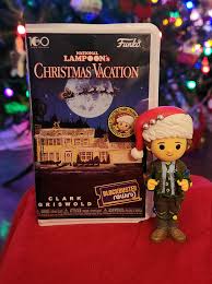 Have you seen this?! I found a Funko/Blockbuster figure of Clark Griswold.  It comes in a VCR movie case reminiscent of 1989 with a Blockbuster card  inside and the Clark figure. I