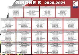 Girone b nazionali serie c. Serie C 2020 21 Il Calendario Completo Del Girone B