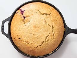Some cast iron pans come seasoned which means they have a layer of oil applied and it's baked in, typically. How To Make An Upside Down Blueberry Muffin In A Cast Iron Pan