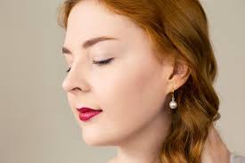 Vegan Pearl Gold Plated Earrings. Faux Pearls Minimalistic Simple Earring.  Classic White Drop Jewellery. Gift for Her. Romantic Huggie Hoop.