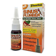 As it is waterless, it is advertised to stay within the nose better. Sinus Plumber Natural Allergy Sinus Relief Decongestant Nasal Spray With Capsaicin Buy Online In South Africa At Desertcart Co Za Productid 23660242
