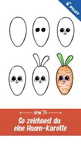 How To Draw Karottinchen Zeichnen Anleitung Tiere Zeichnen Susse Bilder Zeichnen