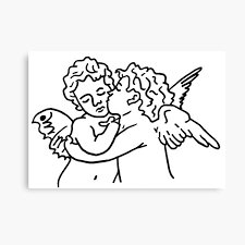 Black and white kitchens 2020 pictures of cherubim angels. Cherub Canvas Prints Redbubble