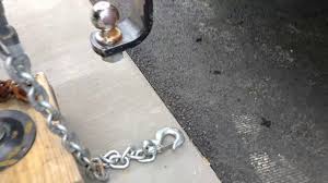 Remember, each safety chain assembly connecting your trailer to your vehicle must meet or exceed the gross trailer weight. Towing Safety Chain Modifications Youtube