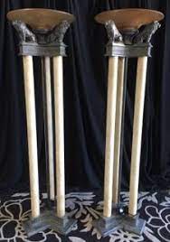 Pair Of Torchiere Floor Lamps With Figural Lion Tops By Cambridge Lamps Inc Please Note There Is Damage To One L Torchiere Floor Lamp Floor Lamp Classic Sofa