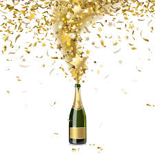 Champagne Bottle Confetti Illustration - Festival celebrations Champagne  png download - 1024*1021 - Free Transparent Champagne png Download. - Clip  Art Library