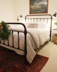 Guestroom From Chris Loves Julia I Love It Small Guest Bedroom Basement Guest Rooms Iron Bed Frame