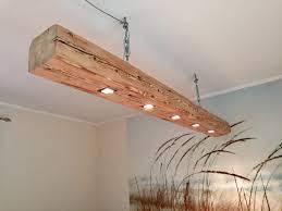 deckenlampe holzbalken mit led s lampen lampe deckenlampe