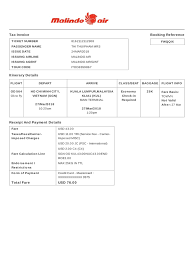 For malindo miles members, please click on to manage your booking. Electronic Ticket Receipt March 27 For Mrs Pham Thi Thu Payments Airlines