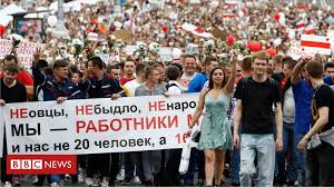 Belarus Election Exiled Leader Calls Weekend Of Peaceful Rallies Bbc News