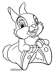Download and print these thumper coloring pages for free. Bambi And Thumper Coloring Pages Coloring And Drawing