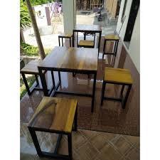 Jual kursi besi minimalis di lapak jakfar amir jakfar amir sumber www.bukalapak.com. Besi Meja Kursi Cafe Kursi Resto Kedai Warkop Kursi Kafe Minimalis Rangka Besi 1 Set Free Ongkir Shopee Indonesia