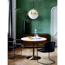Odyssey Brass Dining Table Cb2 In 2020 Brass Dining Table Modern Dining Room Traditional Interior Design