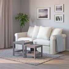 Gronlid Convertible 2 Places Inseros Blanc Ikea Sleeper Sofa Sofa Bed Sofa Back Cushions