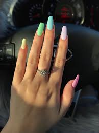 Nail art 3d decal stickers pastel feathers pink blue & green e431. P A S T E L S Jaciraveling Ombre Acrylic Nails Best Acrylic Nails Nails Tumblr