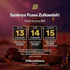 Puasa hari putih adalah puasa yang sunat dilakukan pada setiap 13, 14, 15 untuk setiap bulan mengikut bulan takwim islam. Ustaz Syed Abdul Kadir Aljoofre No Twitter Jom Puasa Minggu Ini Jom Kita Puasa Bersama Sama Puasa Sunat Hari Putih Ayyamul Bidh Puasa Sunat Hari Khamis Dan Puasa Sunat Bulan Haram