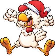 Vector illustration in cartoon flat style family christmas stock illustrations. Christmas Chicken Cartoon Images Chicken Cartoon