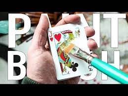 Paintbrush Color Change Tutorial Youtube Magic Card Tricks Card Tricks Color Change