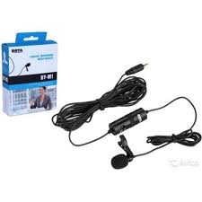 Image result for Lavalier Microphone for all Devices - M1 - Black