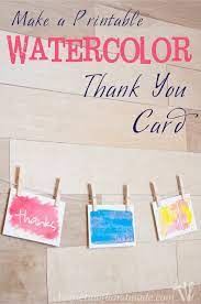 Each card is blank inside for your own personal message. Watercolor Thank You Cards Houseful Of Handmade
