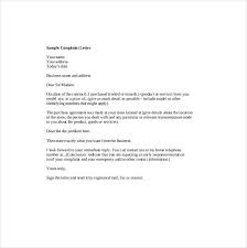 Complaint Letter Exle For Bad Product Customer Complaints Order Letter Words