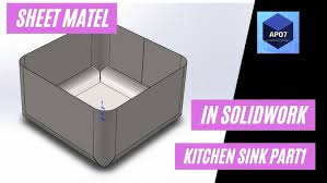 An inset ceramic sink is a great choice for both modern and traditional kitchens and we have a superb selection available at whatever style you are looking with a vast selection of colours and styles to chose from including white, black, grey and various shades of cream. How To Make Kitchen Sink In Solidworks Sheet Matel Part1 Youtube