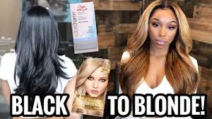 Granted, dyeing your natural black hair blonde can be very demanding but you need not panic because with simple tips treated here, you can do it no doubt, since most hairs are naturally black in color, going platinum blonde would be one way to stand out in the crowd. How I Dye My Hair Blonde Updated Bleach Black Hair Blonde At Home Ft Unice Hair Kys Blonde Hair Dyed Black Bleaching Black Hair Hair Color For Black Hair