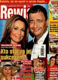 Synowie rozenek byli na paradzie równości. Jacek Rozenek Malgorzata Rozenek Jacek Rozenek And Malgorzata Rozenek Rewia Magazine 10 October 2012 Cover Photo Poland