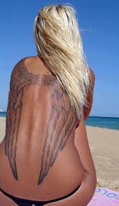 It may symbolize strength, personifying the person as an angel; The World S Most Entertaining Site Angel Wing Tattoo