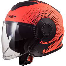 Ls2 Of570 Verso Spin Matt Fluo Orange Helmet Neon Orange Ls2 Helmets