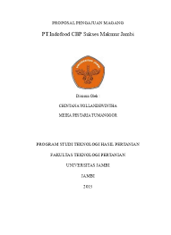 Check spelling or type a new query. Top Pdf Proposal Pengajuan Magang Pt Indofood 123dok Com