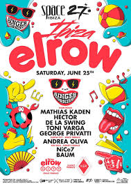 Elrow Ibiza Party Poster Festival Flyer Festival Posters