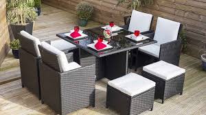 Rattan garden furniture offers a stylish and practical way to furnish your patio. Price Drop Pay 289 For This 8 Seater Rattan Set From Wowcher Be Quick Gardeningetc