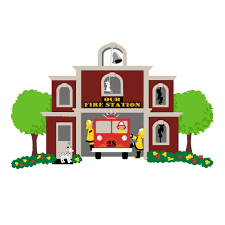 Our Fire Station Paint By Number Wall Mural In 2021 Fire Station Wall Murals Mural