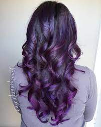 20 Purple Balayage Ideas From Subtle To Vibrant Purple Balayage Dark Purple Hair Balayage Hair Purple