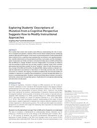 Virtual lab lizard evolution virtual lab. Pdf Exploring Students Descriptions Of Mutation From A Cognitive Perspective Suggests How To Modify Instructional Approaches